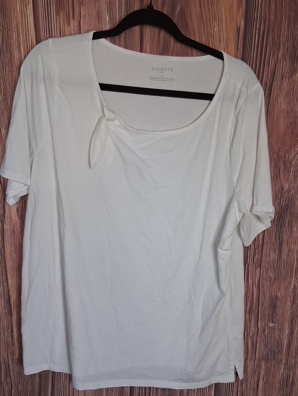 Talbots Pima Cotton White Shirt Size 2xl